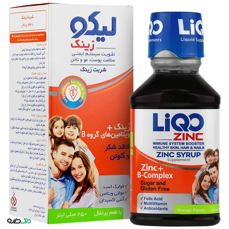 شربت لیکو زینک ابیان فارمد